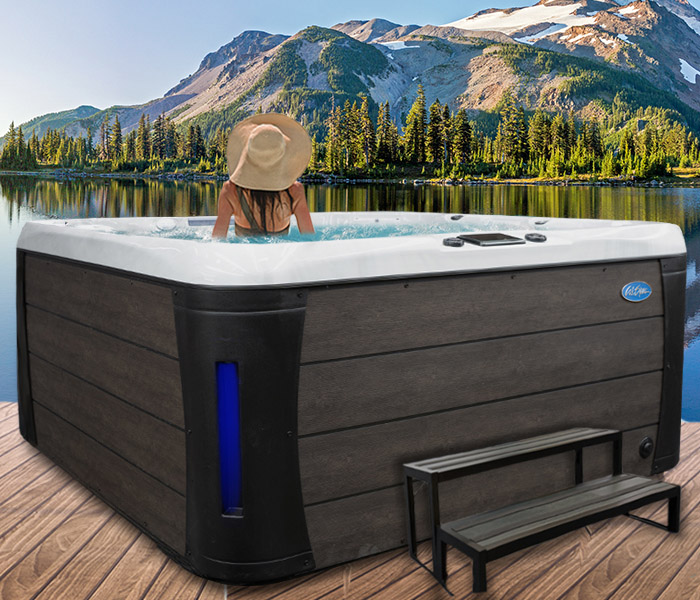 Calspas hot tub being used in a family setting - hot tubs spas for sale Delray Beach